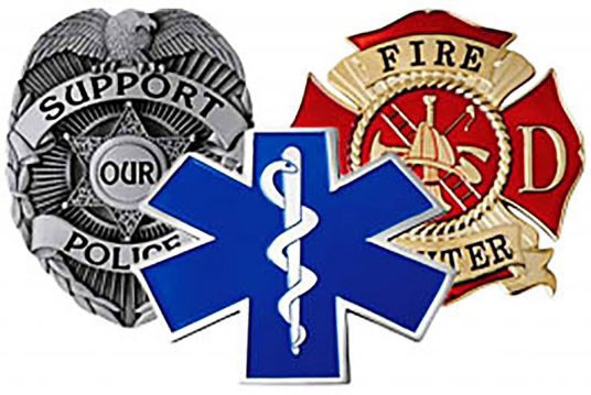 First responders badges