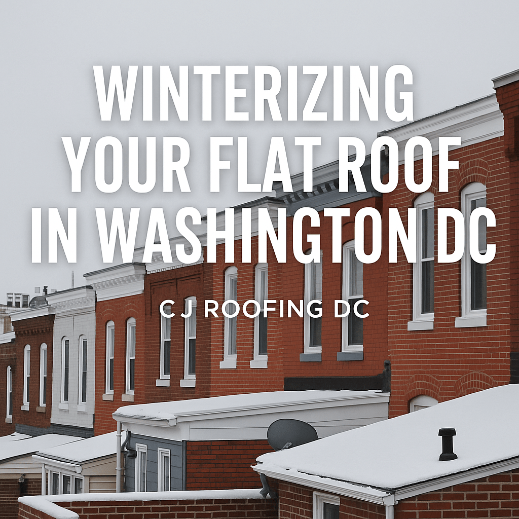 Winterizing your flat roof